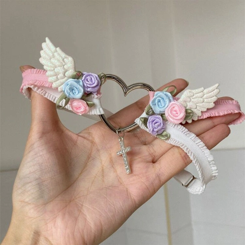 Romantisch Harajuku kant kousenband: hartstochtelijk, liefdevol en onweerstaanbaar kawaii!